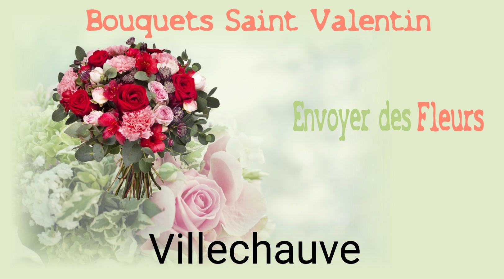 Roses de Saint-Valentin livrées à Villechauve