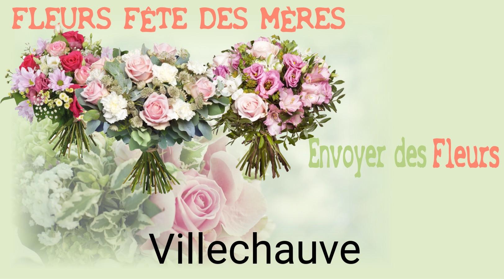Bouquet de Fête des Mères livré à Villechauve